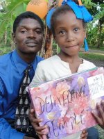 Bethel Assemblee Chretienne church in Torbeck receive the Deliverance Temple House of Prayer Make Jesus Smile shoeboxes