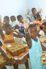 The Power in the Blood Make Jesus Smile shoeboxes