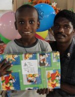 Make Jesus Smile shoebox project UCT working in Haiti at Maranatha Baptist Church Goniave 