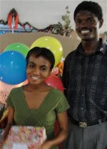 Make Jesus Smile shoebox project UCT working in Haiti at Maranatha Baptist Church Goniave 