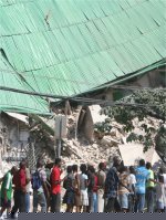 Governmental Ministerial buildings destroyed in the recent earthquake