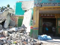 Haiti hit by massive earthquake</a> offices and shops in Port au Prince destroyed 