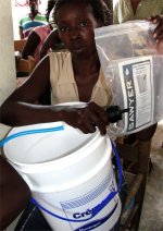 Sawyer PointONE water filter distribution in Jacmel