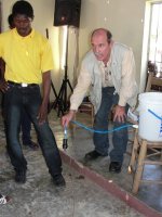 Sawyer PointONE water filter distribution in Jacmel