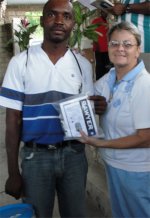 We followed up this distribution by blessing all the Kids' EE teachers with a Sawyer PointONE water filter donated by EE International.