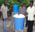 Les Cayes Sawyer Water filter distirbution