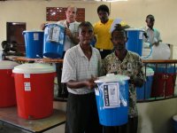 Nazarene church in City Soleil hosts Sawyer PointONE Water Filter distribution