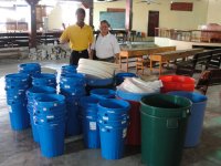 Nazarene church in City Soleil hosts Sawyer PointONE Water Filter distribution