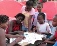 Kids' EE  Haiti earthquake survivors