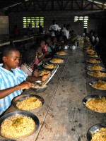 Special thanks to HaitiOne that provided the food for the 4 day camp where 300 children were fed physically and Spiritually.