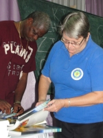 Jenny was invited by Apostle Iwan Oran to being KIMI into Suriname and French Guyana in January 2013