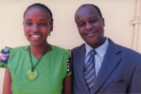 Rev. Kennedy Salano and his wife.