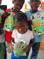 Thanks to the Bible Society of Haiti for donating these wonderful books that have been distributed to hundreds of children all over Haiti