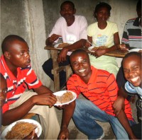 Praise be to God that HaitiOne was able to assist us with some food