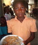 Praise be to God that HaitiOne was able to assist us with some food 