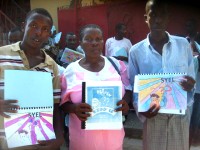 All the students received the Kids' EE manual, workbook and Farley cards 