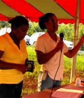 Seen here the Barbados Kids EE team teaching about a Passport