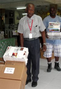 Love Packages donated to Barbados churches by Eagles Nest Ministries