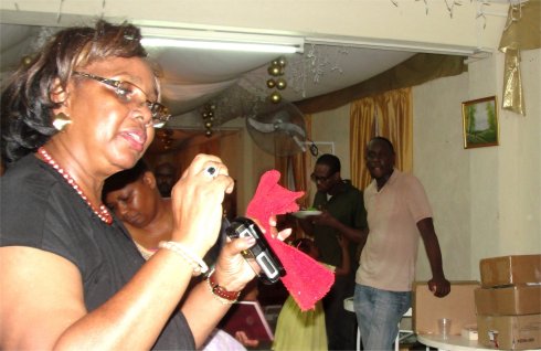 Love Packages container donated to Barbados by Eagles Nest Ministries