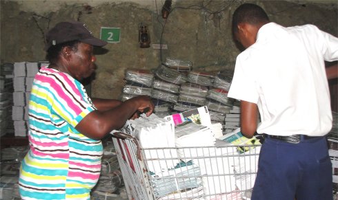 Love Packages container donated to Barbados by Eagles Nest Ministries