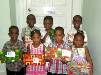 Abundant Life Assembly Sunday School Barbados join Make Jesus Smile Christmas project 2009