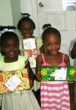 Abundant Life Assembly Sunday School Barbados join Make Jesus Smile Christmas project 2009