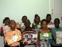 Abundant Life Assembly Sunday School Barbados join Make Jesus Smile Christmas project 2009