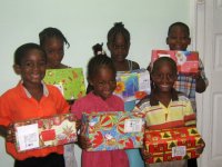 Abundant Life Assembly Sunday School Barbados join Make Jesus Smile Christmas project 2009