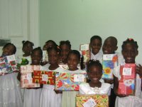 Abundant Life Assembly Sunday School Barbados join Make Jesus Smile Christmas project 2009