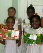 Abundant Life Assembly Sunday School Barbados join Make Jesus Smile Christmas project 2009