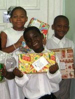 Abundant Life Assembly Sunday School Barbados join Make Jesus Smile Christmas project 2009