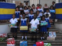United Caribbean Trust (UCT) embarked on its fourth Make Jesus Smile Christmas shoebox project St Gabrials School