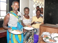 Thanks to the ladies that cooked for the Karunga KIMI training, thanks to Stella who travelled from Tanzania to assist the ladies with the cooking.