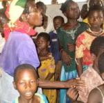 Malawi children receiving their Christmas gifts compliments of United Caribbean Trust working in association with Restoration Ministries International