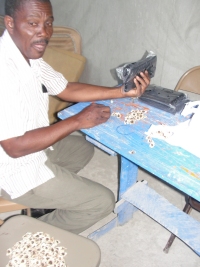 The package also included a wheelbarrrow, spade, fork, hoe and cutlass. Thanks to the generous donations of the Barbados public.