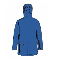 This smart rain jacket is designed with a padded hood that can be used during light showers or at night to protect the head.