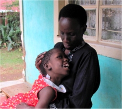 Meet Joy, her mother died at childbirth and she was born at 7 months, mentally and physically challenged. Her auntie Edith has cared for her for over 10 years.