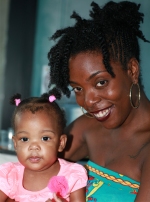 KB's beautful wife and daughter