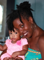 KB's beautful wife and daughter