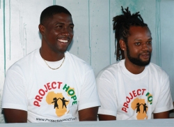 Shane and KB at the Launch held at Limegrove on December 7th 