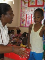 Parkinson's Secondary School visited Bagatelle Nursery school