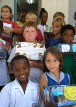 St Gabriels school  students invloved in the Make Jesus Smile Christmas project