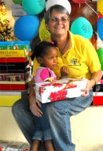 United Caribbean Trust distributed hundreds of Make Jesus Smile shoeboxes 