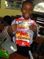 children sponsored by Peoples Cathedral Primary School in Barbados.