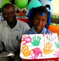 The Principal of the Heart for Haiti Secondary school.