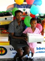 United Caribbean Trust distributed hundreds of Make Jesus Smile shoeboxes to the children of the Heart for Haiti Kindergarten  school.