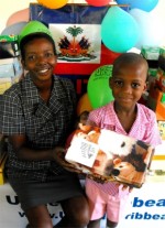United Caribbean Trust distributed hundreds of Make Jesus Smile shoeboxes to the children of the Heart for Haiti Kindergarten  school.