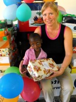 United Caribbean Trust distributed hundreds of Make Jesus Smile shoeboxes to the children of the Heart for Haiti Kindergarten  school.