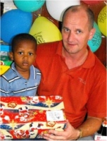 United Caribbean Trust distributed hundreds of Make Jesus Smile shoeboxes to the Heart for Haiti Children's Village.