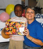 Thanks to the children from the New Testament Church of God, Fitts Village Barbados for wrapping and packing the Make Jesus Smile shoeboxes for the children of Haiti.